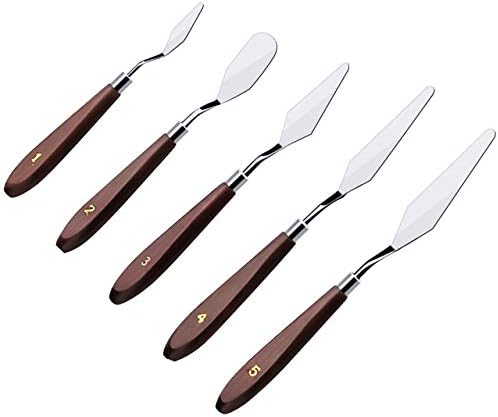 Cake Cream Spatula 5 Pieces/Set Stainless Steel Frosting Baking Pastry