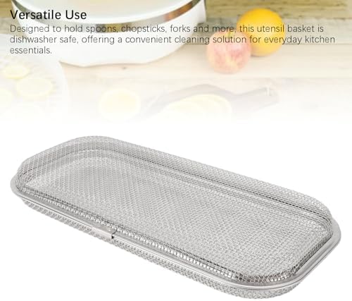 SIXRUN Dishwasher Basket 304 Stainless Steel Dishwasher Mesh Basket