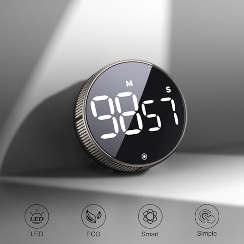 BlueSnail Digital Kitchen Timer, Guncolor