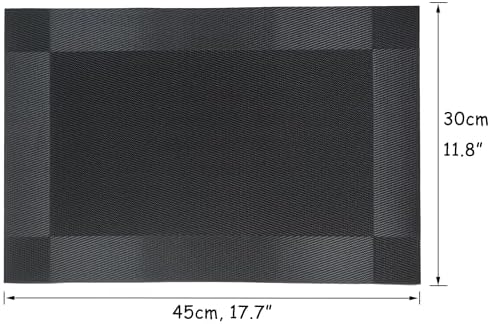 Table Placemats Dining Table Place Mats Set of 6 Heat Resistant