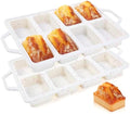 2Pcs Silicone Loaf Pan, Nonstick BPA-Free Reinforced Bread Mold