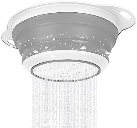 QiMH Collapsible Colander and Strainer Set of 3-2 PC 4 Quart(1 gal)