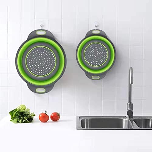 Kitchen Sink Strainer 3 Pc Collapsible Set Colander,Food Grade