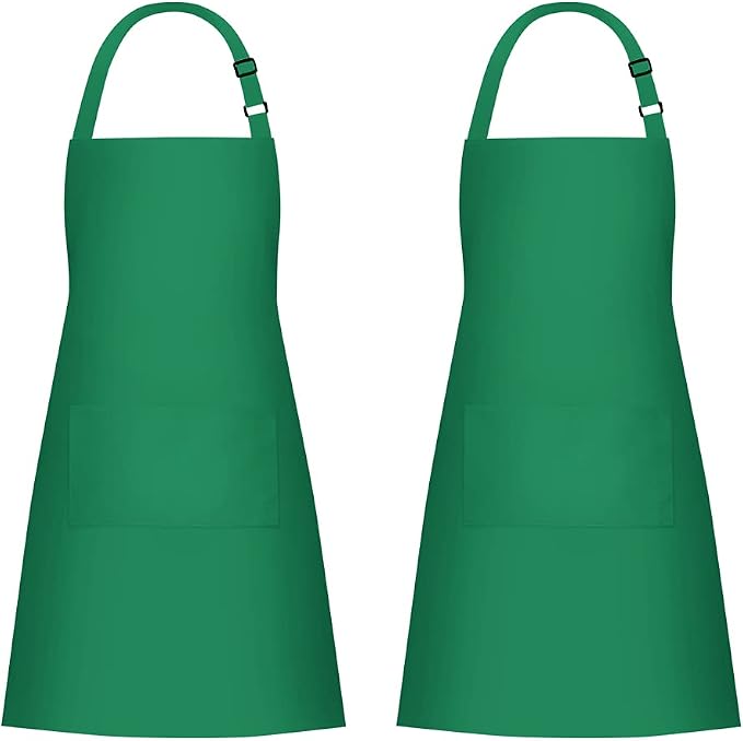 Jubatus 2 Pack 100% Cotton Aprons by Jubatus