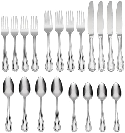 Oneida Countess 20-Piece 18/0 Silverware Set for 4, Flatware