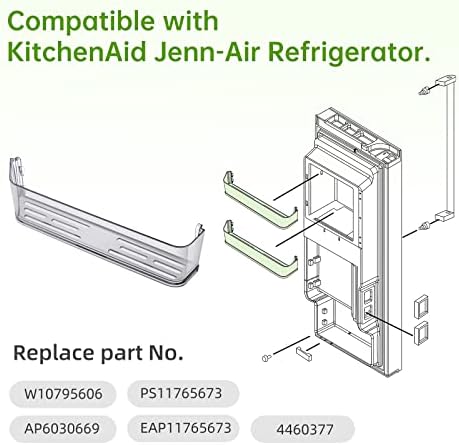 [2026] Upgrade W10887799 W10671656 W10795606 Refrigerator Door Shelf