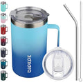 BJPKPK 25oz Insulated Coffee Mug with Handle, Stainless Steel Travel