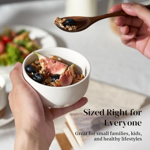 DOWAN 10 OZ Small Bowls, Ice Cream Bowls - 4.25" Ceramic Dessert Bowl