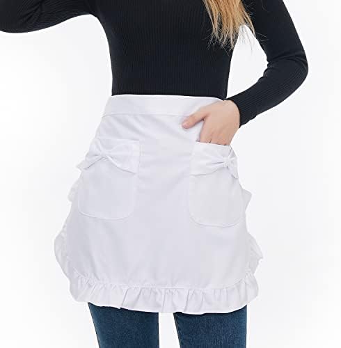 Love Potato Waist Apron with Pockets, Fashion Kitchen Cooking
