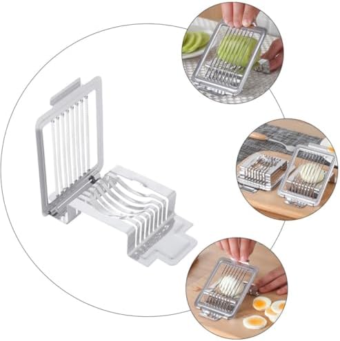 Stainless Steel Egg Slicer with 8 Wires for Tomato Slices