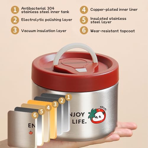 lunch box for women with Lunch Bag, Wide Mouth Vacuum Stainless Steel