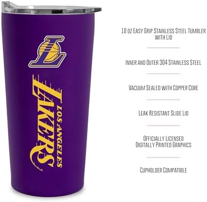 Rico Industries NBA Basketball Los Angeles Lakers 18oz Soft Touch