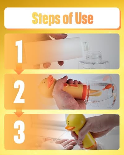 Electric Dog Shampoo Dispenser Dog Shampoo Sprayer Duck Shampoo Foamer