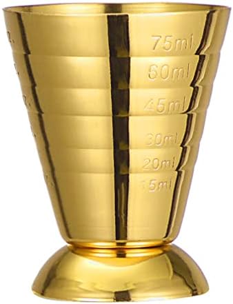 Stainless Steel Measuring Cup, 75 ml, 2.5 oz, 5 Tbsp, Cocktail Jigger