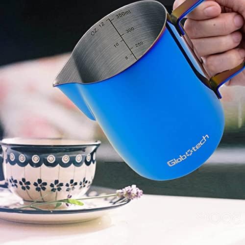 Milk Frothing Pitcher Latte Coffee, Stainless Steel Milk Frother Jug