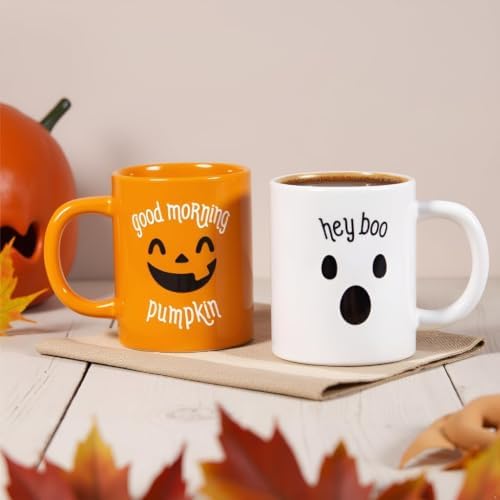 Pearhead Halloween Coffee Mug Set of 2