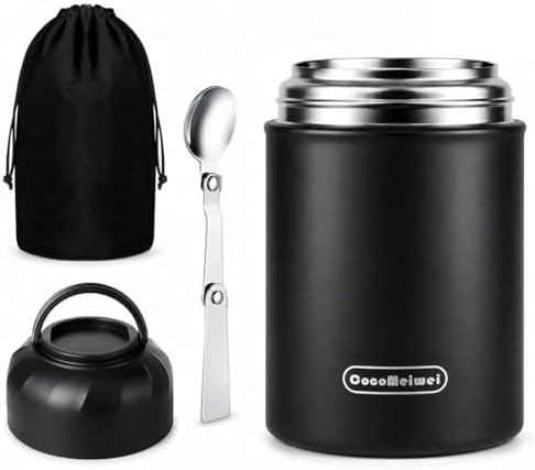 Thermo for Hot Food & Drinks, Thermo Lunch Box, 17oz Vacuum Insulated