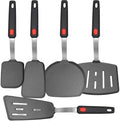 Mixed 5 Piece Silicone Spatula Set