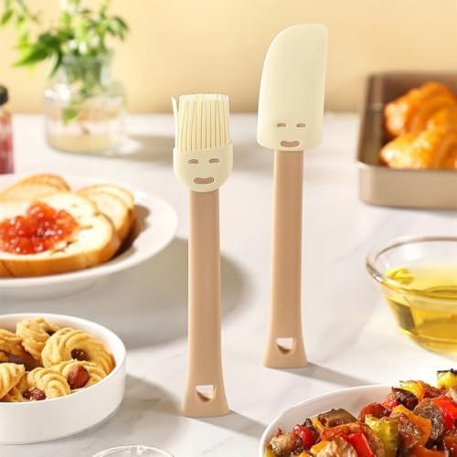 Silicone Pastry & Basting Brush Set, Baking Brush, Heat Resistant