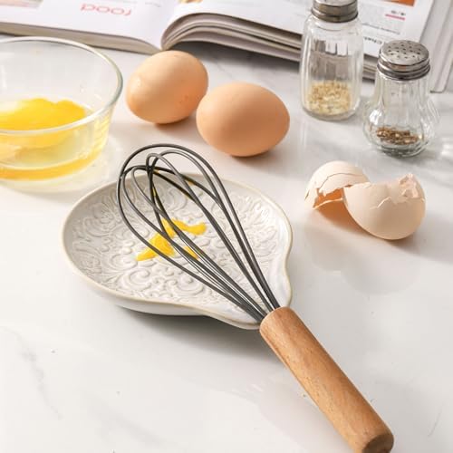 Farmhouse Ceramic Spoon Rests Holder for Kitchen Counter Stove Top