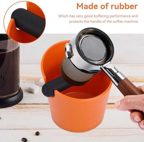 Coffee Knock Box Espresso Knock Box 4.4 Inch Shock-Absorbent Espresso