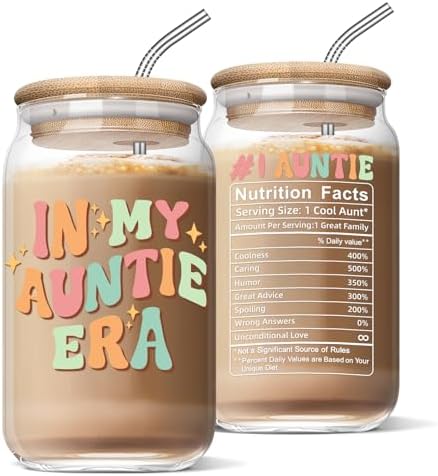 Birthday Mothers Day Gifts for Auntie from Niece, 16 Oz Can Coffee
