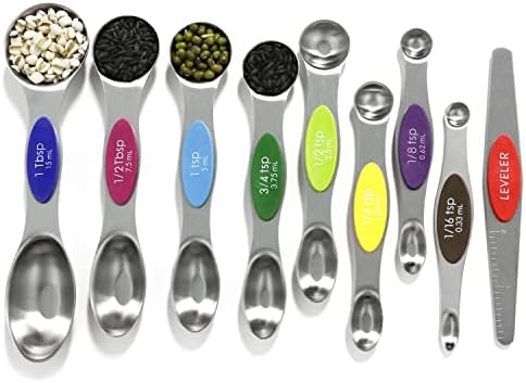 Stainless Steel Measuring Cups Set of 7, Stackable Measure Cups