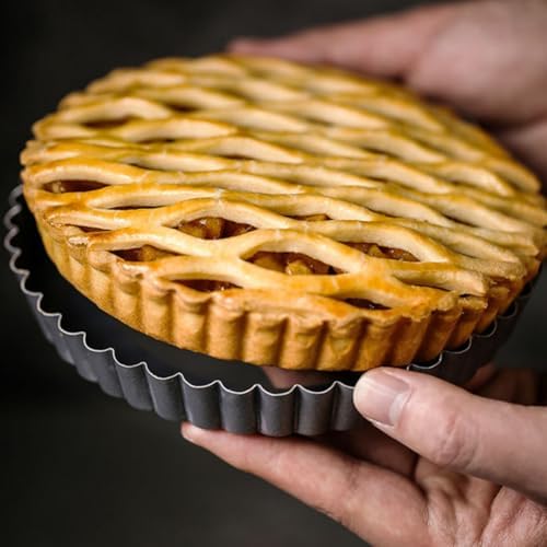 4-inch Mini Tart Pans with Removable Loose Bottom, Non-stick round