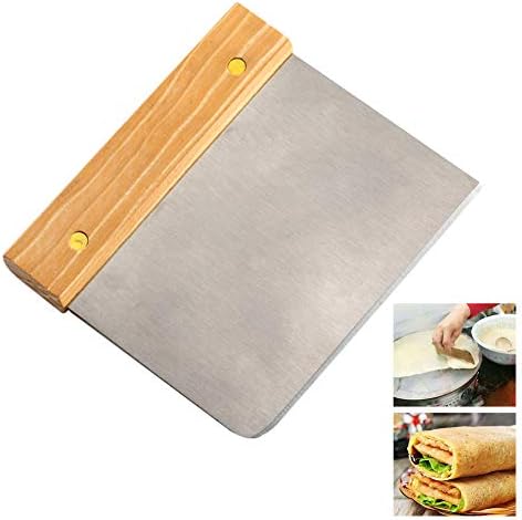 Fydun Pastry Cutter Scraper, 1Pc Kitchen Stainless Steel Baking Dough