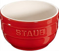 STAUB Ceramic Prep Bowl Set, 2-piece, Cherry