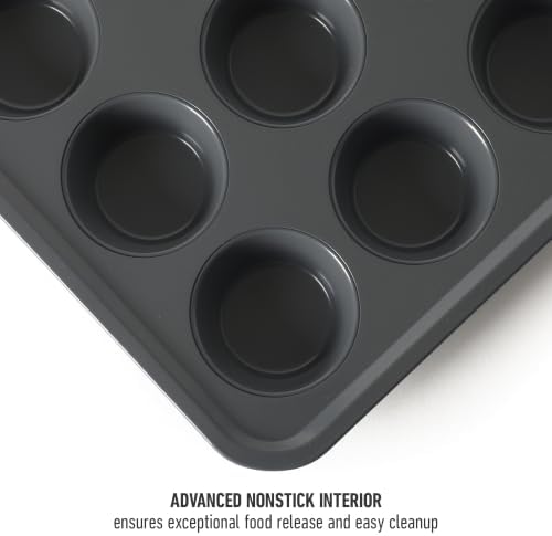 Calphalon Legacy 12 Cup PFA Free Nonstick Cupcake Muffin Pan Baking