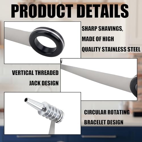 2-Pack Stainless Steel Spiral Vegetable Cutters