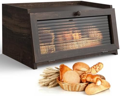 LOHASOK Bread Box for Kitchen Countertop