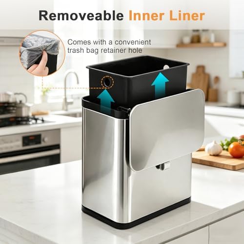 SIDIANBAN Mini Hanging Trash Can with Lid