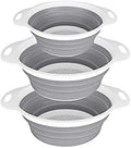 QiMH Collapsible Colander and Strainer Set of 3-2 PC 4 Quart(1 gal)