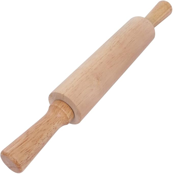 PRETYZOOM Wooden Rolling Pin 10.82In Dough Pastry Roller by PRETYZOOM