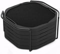 UMIRRO Absorbent Felt & Silicone Drink Cup Coasters Set of 6 with