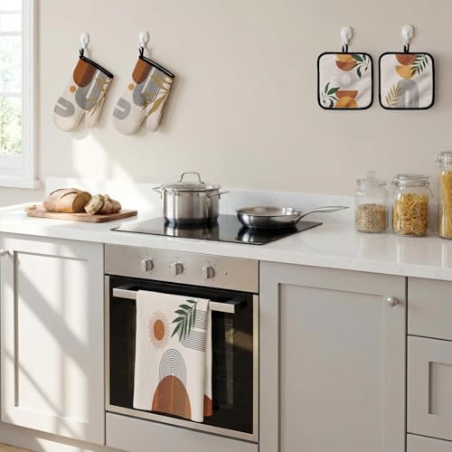 Bohemian Kitchen Towel Set, 8 Pack