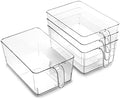BINO l Plastic Storage Bins l THE HOLDER COLLECTION l 4-Pack, Large