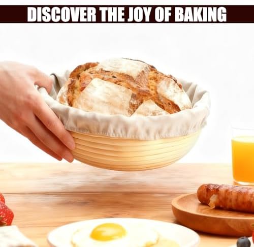 Sourdough Starter Kit, Bread Proofing Basket set, Beginner Sourdough