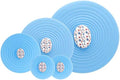 Silicone Food and Drink Toppers, Set of 5