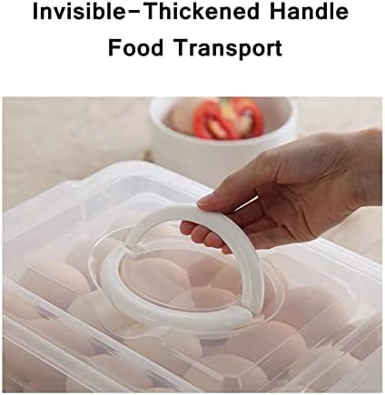 Deviled Egg Container with Lid, Portable Carrier Tray