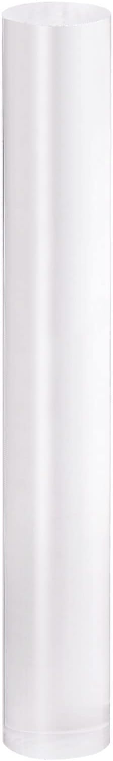 HARFINGTON Acrylic Clay Roller 7.28 Inch x 1 Inch Solid Non-Stick Plastic Round by HARFINGTON