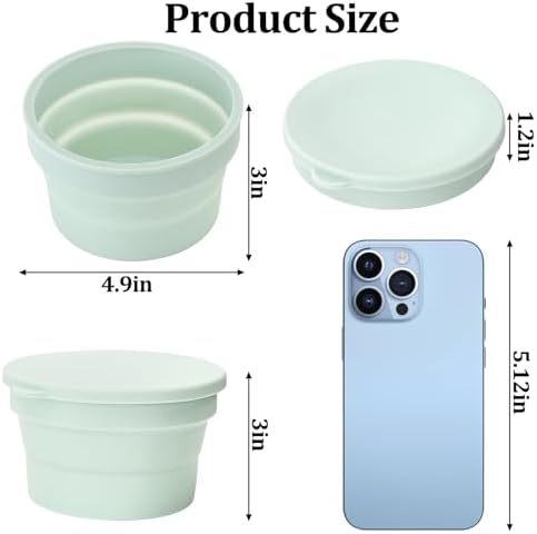 Lawei 4PCS Collapsible Pizza Dough Proofing Box with Lids, Food Grade