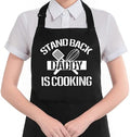 Dad Cooking Gifts Apron with Pockets, Stand Back Daddy Waterproof