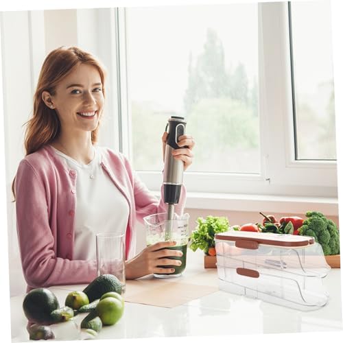 Two Layer Egg Dispenser Plastic Fridge Side Organizer for Home
