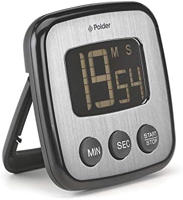 Polder Digital Kitchen Timer, Black
