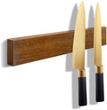 Magnetic Wood Knife Holder, 16" Wall Mount