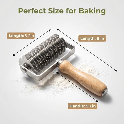 Pie Cutter Cinnamon Roll Cutter Stainless Steel Dough Tool