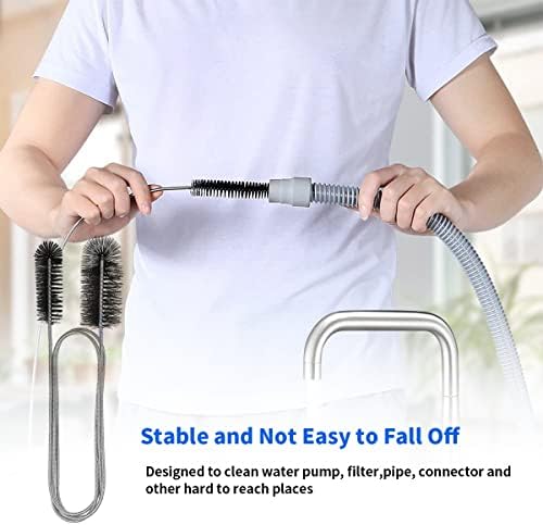 10PCS Flexible Drain Brush Straw Cleaner Brush Set,Pipe Cleaners